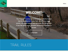 Tablet Screenshot of chestervalleytrail.org